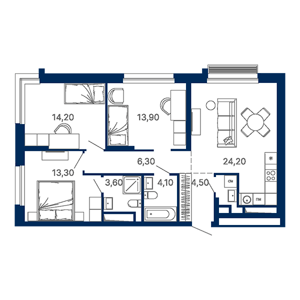 ЖК U2 Южное Тушино, Москва | Жилой комплекс «U2 Южное Тушино» на берегу канала имени Москвы